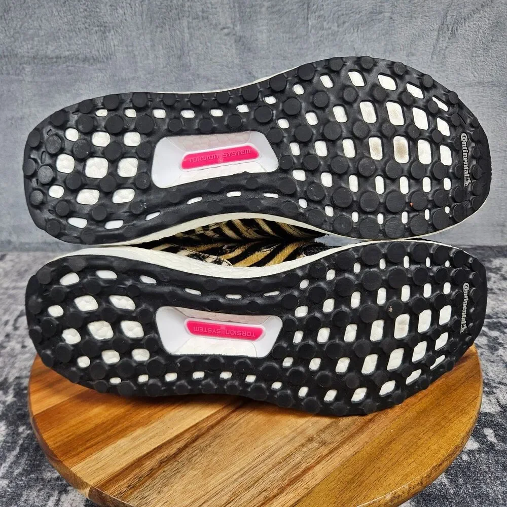 Adidas UltraBoost DNA Animal Pack Zebra Black Men’s Size 10 Running Shoes FZ2730